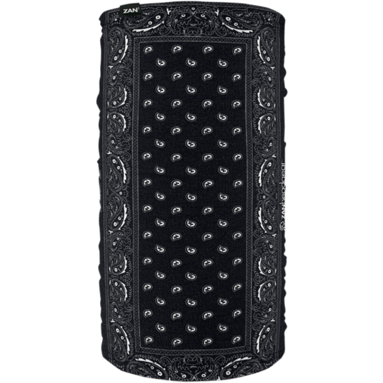 Šatka ZAN - Paisley Black Fleece